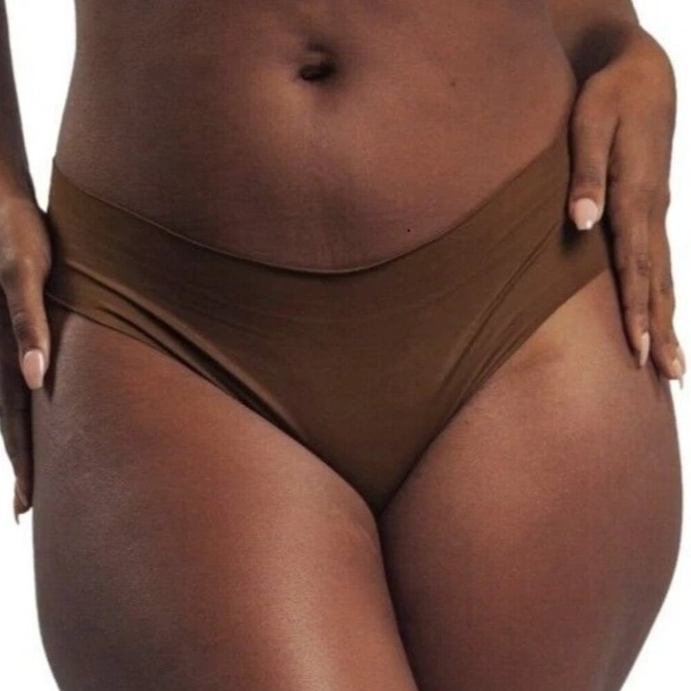 Nude Barre Women's Bikini Panty Underwear, 3PM Tapioca, Medium